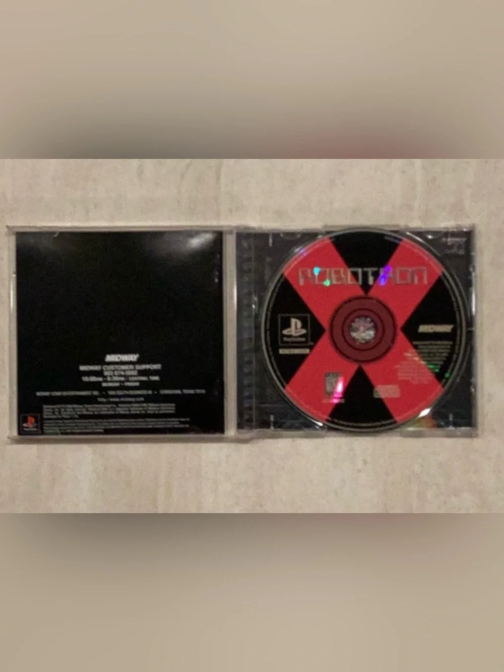 Robotron X PlayStation Game PS1 Black Label CIB